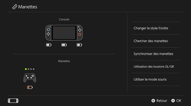 Connecter des manettes de Nintendo Switch 1 à une Switch 2.