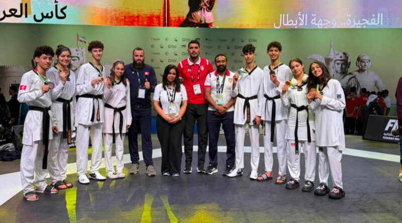 Coupe arabe de taekwondo : l'équipe nationale junior ne remporte pas la première place.