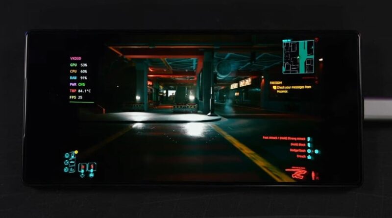 Cyberpunk 2077 sur Android : résultats de l'expérience révélés