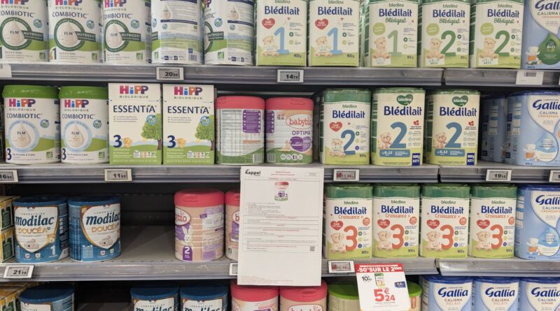 Danone élargit ses rappels de lait infantile en France et en Europe.