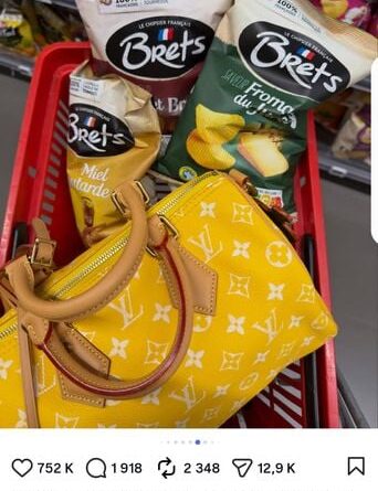 Dua Lipa achète des chips Brets, la marque est ravie.