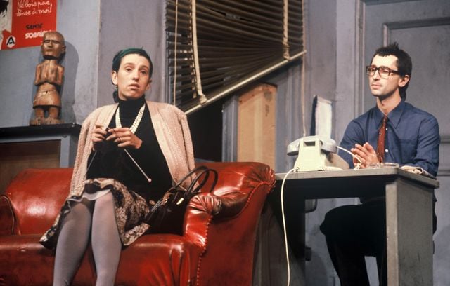Anémone et Thierry Lhermitte dans « Le Père Noël est une ordure » (1982).