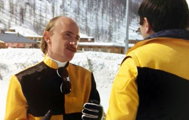 Michel Blanc face Gérard Jugnot dans « Les bronzés font du ski » de Patrice Leconte. (1979)