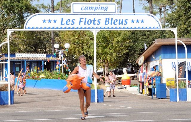 Franck Dubosc dans une scène du film « Camping 2 » réalisé par Fabien Onteniente. (2009)