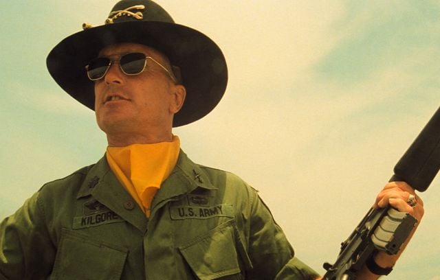 Robert Duval dans « Apocalypse Now » de Francis Ford Coppola (1979).
