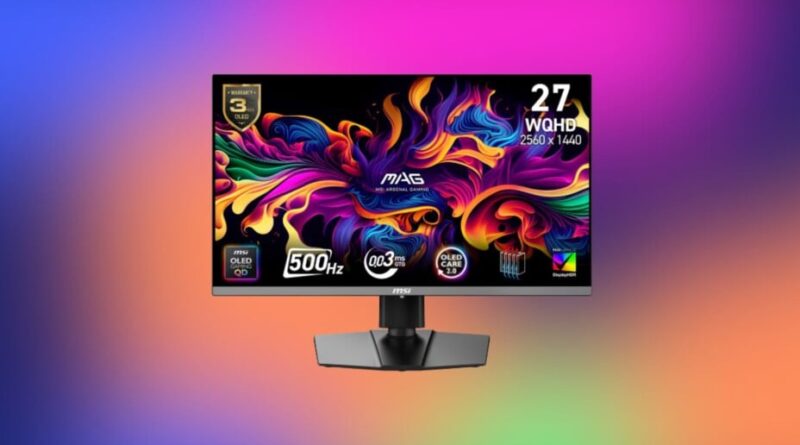 Fnac et Darty : -30 % sur un moniteur 500 Hz pour gamers.