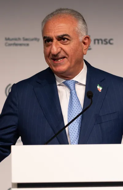 Le fils aîné du dernier chah d'Iran, Reza Pahlavi.