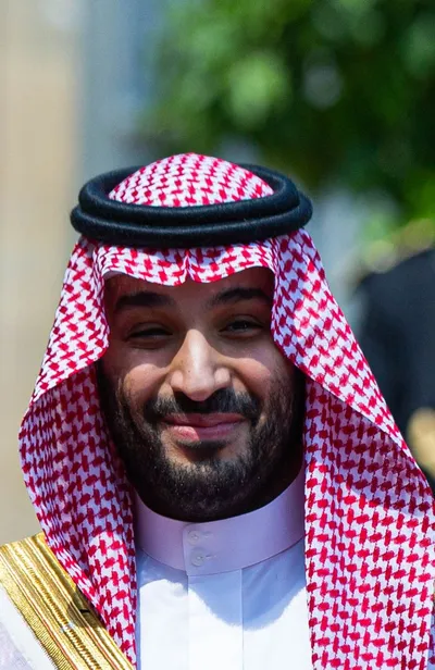 Mohammed Ben Salman, prince héritier et Premier ministre d'Arabie saoudite, à Paris.