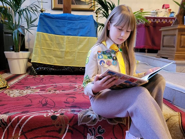 Anastasia et sa mère ont fui l'Ukraine peu après l'invasion russe, il y a quatre ans.