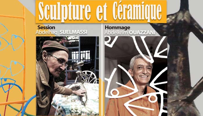 Hommage rendu aux artistes Abdelhaq Sijelmassi et Abdelkrim Ouazzani.
