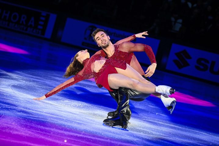 Gabriella Papadakis et Guillaume Cizeron, en 2023, un an avant leur séparation