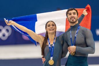 JO 2026 : Réaction de Gabriella Papadakis après l'or de Cizeron et Fournier Beaudry