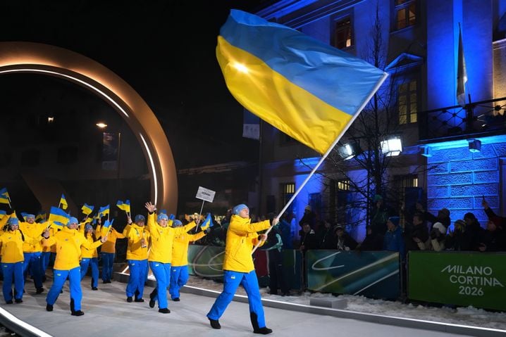 Vladyslav Heraskevych avait été choisi comme porte-drapeau de l'Ukraine, le 6 février lors du défilé de la cérémonie d'ouverture à Cortina d'Ampezzo.