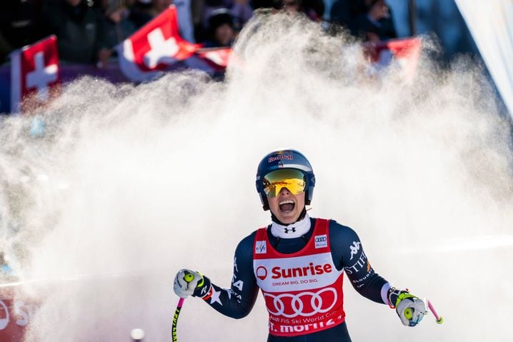 Lindsey Vonn avait retrouvé les sommets, en décembre dernier, en remportant la descente de Saint-Moritz (Suisse). Il s'agissait de sa première victoire en descente de Coupe du monde depuis mars 2018.