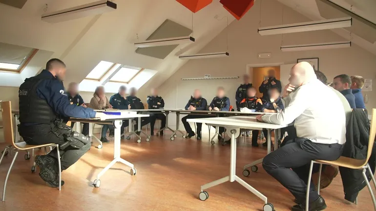 Le briefing de l’opération est en cours à la Zone de Police Sud-Luxembourg.