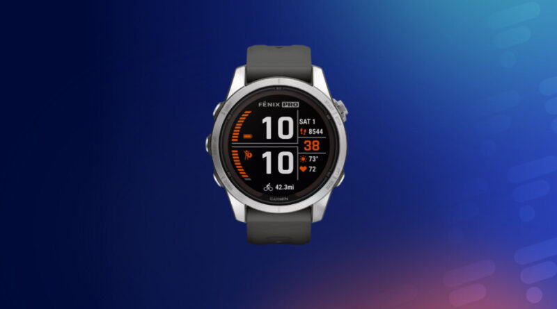 La Fenix 7S Pro Solar de Garmin à 350 euros chez Boulanger
