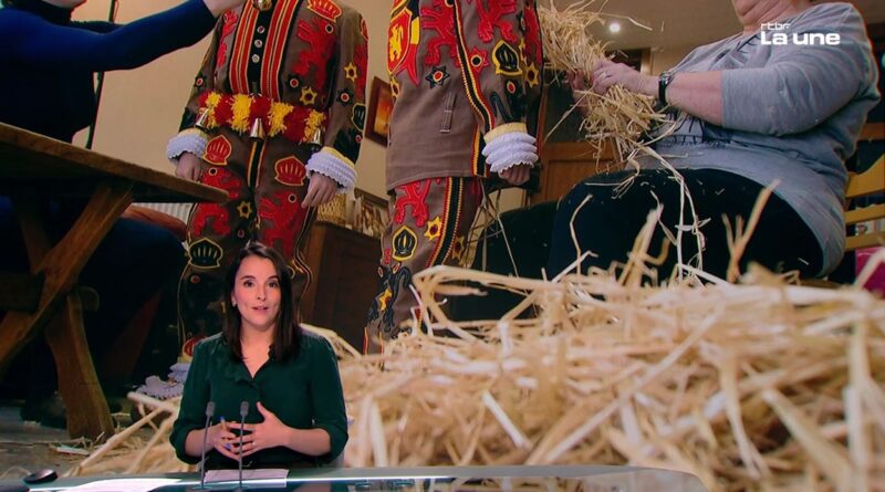 Lancement des festivités du Carnaval de Binche le Dimanche gras.