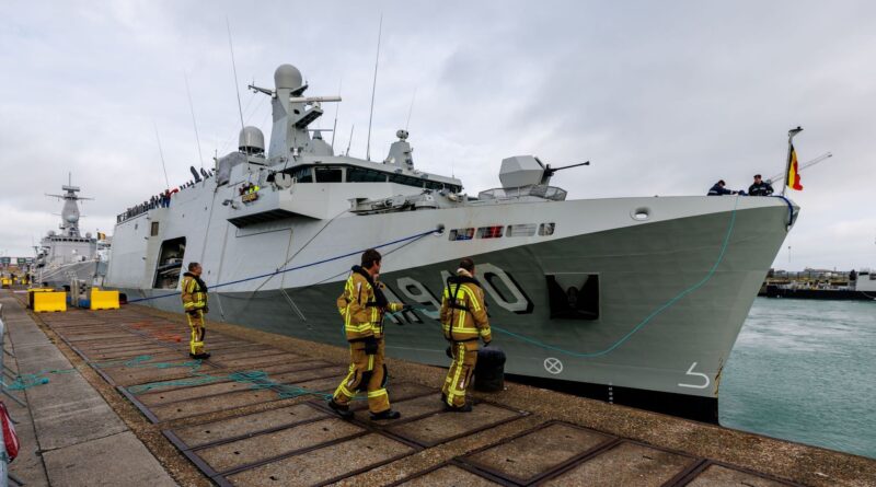 Le chasseur de mines de la Défense belge ne rencontre pas un problème technique majeur.