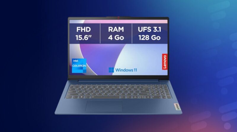 Le Lenovo IdeaPad Slim 3 sous Windows 11 passe sous 200 €.