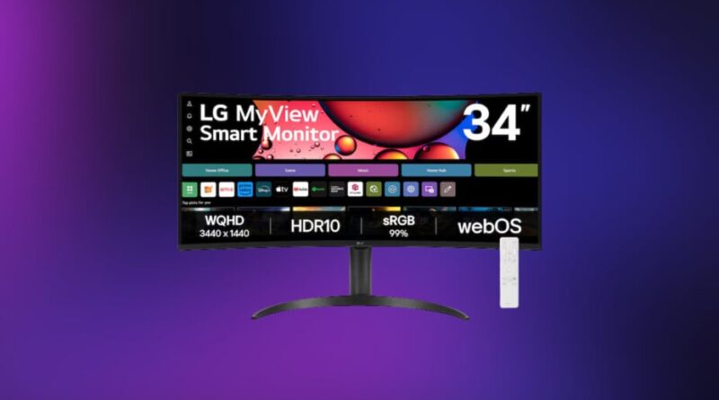 L'écran LG pour PC devient SmartTV, -50 % chez Amazon.