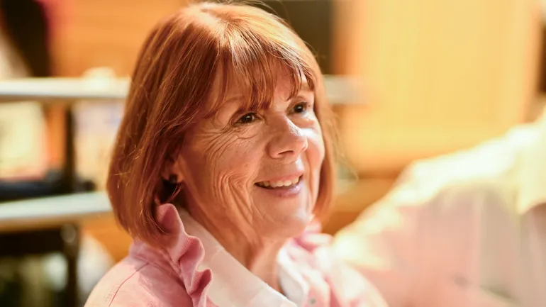 Gisèle Pelicot lors du procès du seul accusé à avoir fait appel, le 9 octobre 2025, au tribunal de Nîmes.