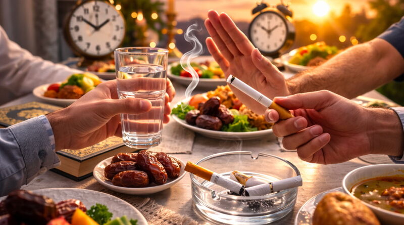 L’OMS recommande de remplacer la cigarette après le jeûne par une activité saine.