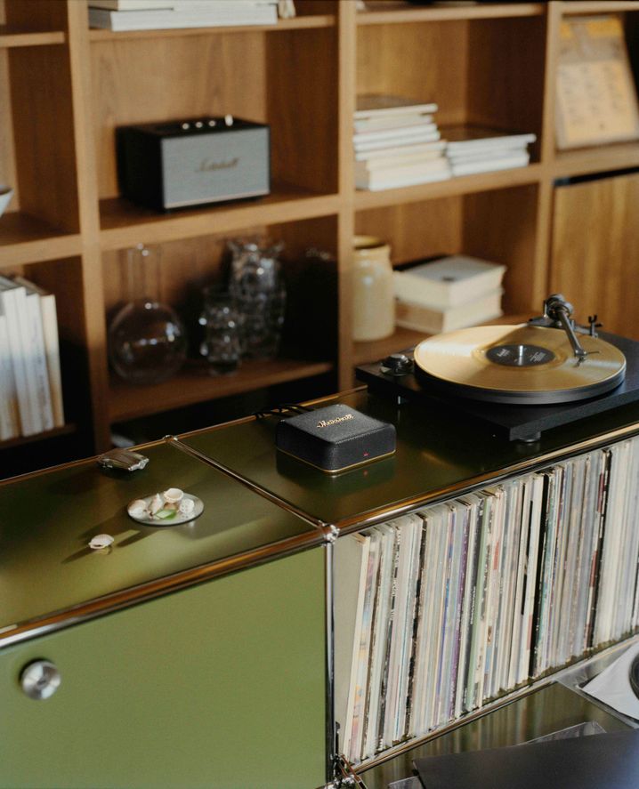 Le hub Heddon de Marshall permet de notamment écouter ses vinyles en multiroom.