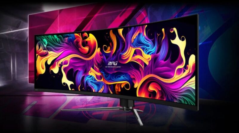 Moniteur MSI incurvé de 49 pouces (OLED, 144 Hz) à -40 % pour un setup gaming XXL