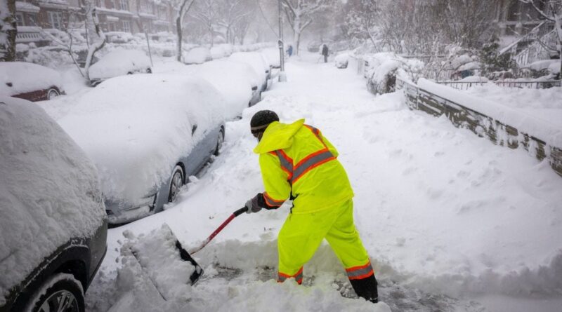 New York : Images de la tempête de neige au nord-est des États-Unis