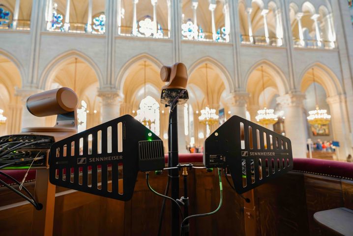 Le système Spectera de Sennheiser offre une souplesse inédite pour sonoriser Notre Dame de Paris.