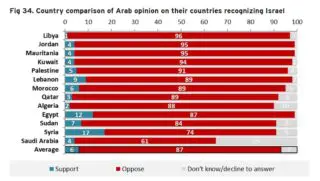 Opinion Index 2025 : 87% des Arabes s'opposent à la reconnaissance d'Israël, quel score pour l'Algérie ?