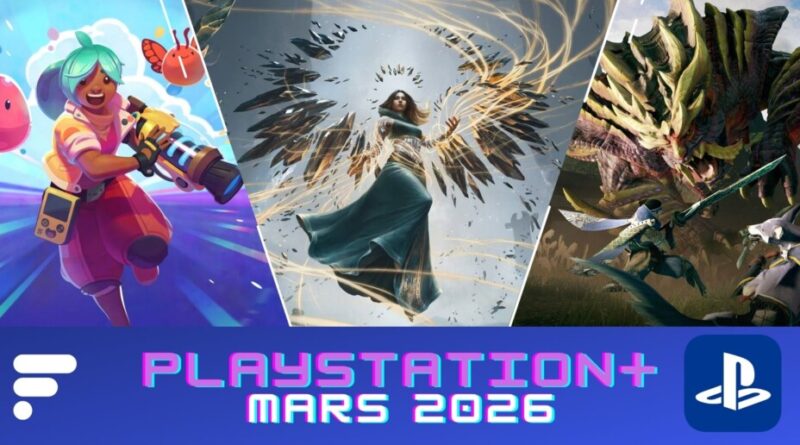 PS Plus mars 2026 : quatre jeux offerts aux abonnés !