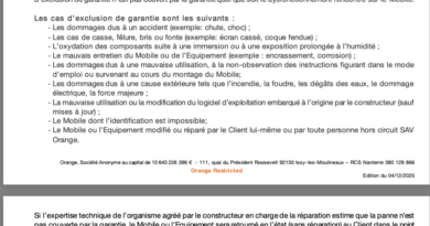 Smartphone irrécupérable : un client Orange critique le SAV.
