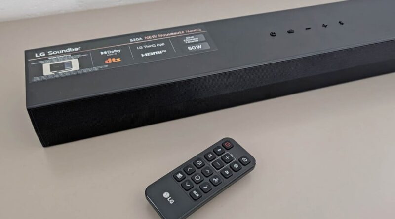 Test de la LG S20A : la barre de son à moins de 5.1 ?