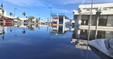 Tunis Marine inondée : la mer Méditerranée envahit la capitale