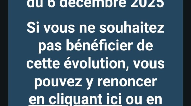 « Votre forfait évolue » : une pratique des opérateurs mobiles potentiellement illégale
