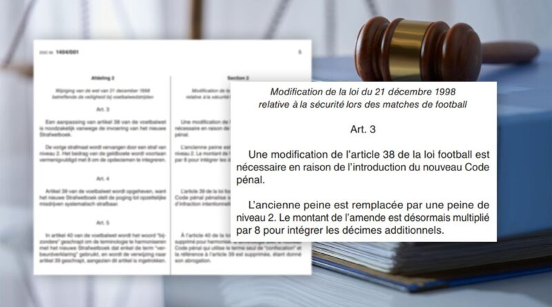 Accord MR, CD&V, N-VA : report au 1er septembre du Code pénal