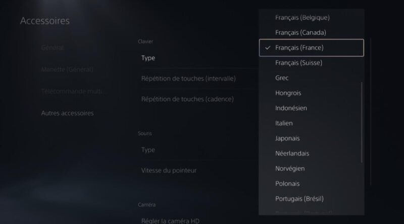 Connecter un clavier et une souris à votre PS5 : mode d'emploi.