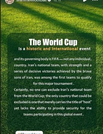 Coupe du monde 2026 : L'Iran répond à Trump concernant la Fifa