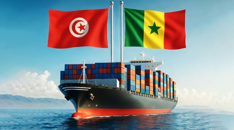 Création de la ligne maritime Tunisie–Sénégal : un projet à fort impact.