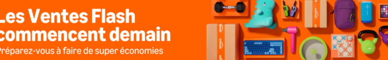 Dès ce soir à minuit, Amazon lance ses Ventes Flash de Printemps.
