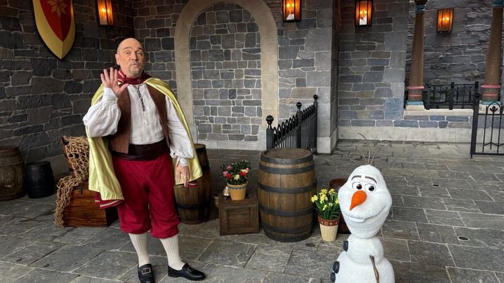 On vous le promet, c'est le vrai Olaf !