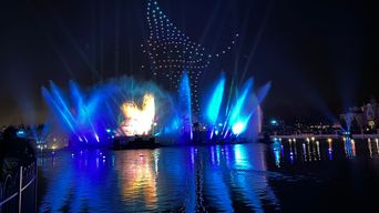Disneyland Paris : Spectacle nocturne Disney Cascade of Lights avec drones et émotions