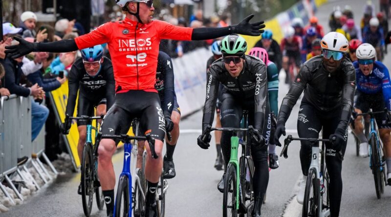 Dorian Godon, champion de France, remporte sa 7e étape de 47 km.