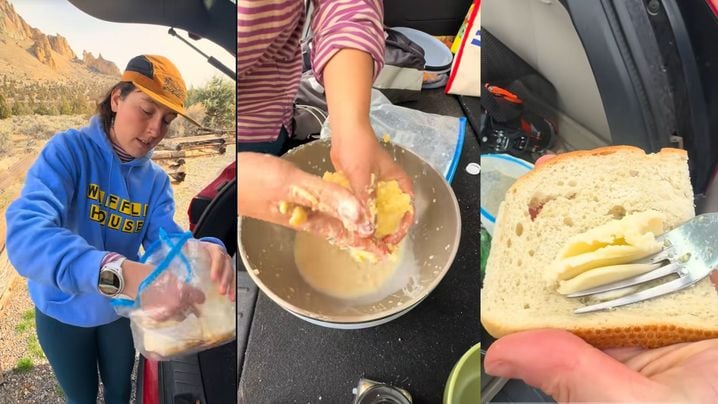 Encore une folle idée des Américains... Faire du beurre en courant.