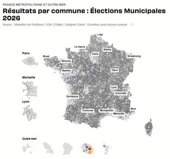 Élections municipales 2026 : résultats disponibles commune par commune