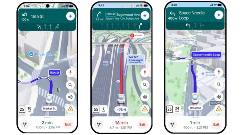 Google Maps adopte la « navigation immersive » et cela ne change pas tout