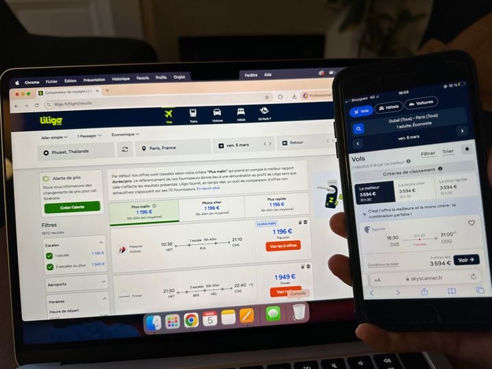Les prix des vols pour rentrer à Paris, en France, depuis Phuket en Thaïlande sont autour de 2.000 euros par passager, et pour rentrer de Dubaï, c'est plus de 3.500 euros.
