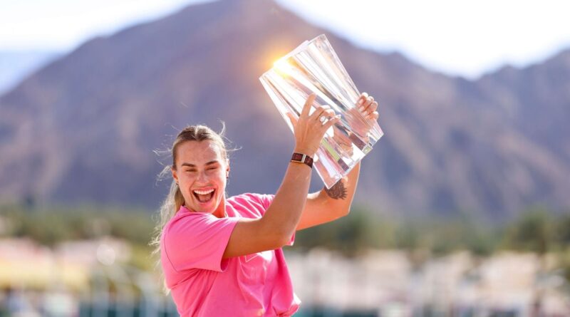 Indian Wells 2026 : Aryna Sabalenka brise la malédiction avec « Five Guys » et Espresso Martini.