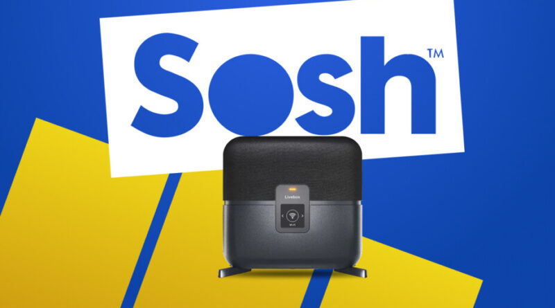 La box fibre de Sosh revient avec un avantage à l’inscription.